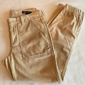 Banana Republic Pants Womens Size 6 Cream Tapered Corduroy Casual